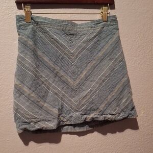 Free People Blue Denim Skirt
